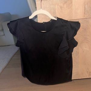 ZARA RUFFLE TOP